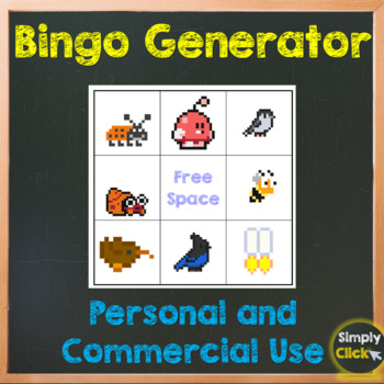 Preview of Bingo Generator - Personal and Commercial Use