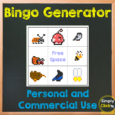Bingo Generator - Personal and Commercial Use