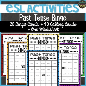Preview of Bingo! Irregular Past Tense Verbs