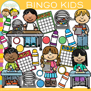 Preview of Kids Bingo Game Clip Art