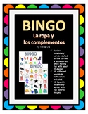 Bingo: La ropa y los complementos / Clothes and accessories Bingo