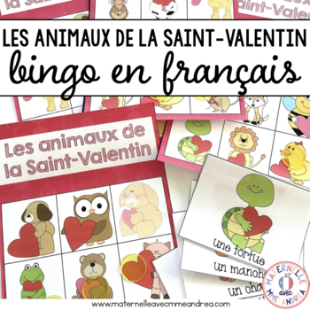 French la Saint Valentin/Valentine's Day game of LOTO/BINGO