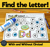 Letter Recognition Bingo Marker Find the Letter Alphabet Activity