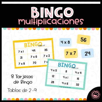 Bingo: Multiplicaciones by Imagina Juega y Aprende | TPT