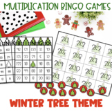 Bingo: Multiplication 1-12 Winter/Christmas Math Game Acti