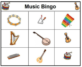Preview of Bingo - Music Instruments