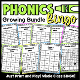 Bingo Phonics Games Growing Bundle Year Long #SALE