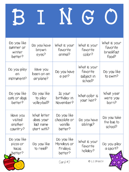 making bingo for language classroom