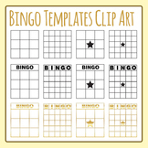 Bingo Templates Simple Game Outlines Clip Art / Clipart Co