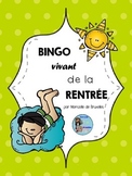 Bingo Vivant: Jeu De La Rentrée/French Back To School Game