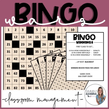 Preview of Bingo Wars - Whole Classroom Management System