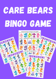 Bingo care bears printable classroom game