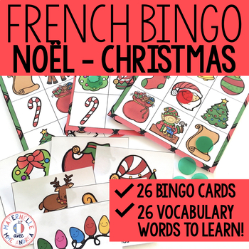 Preview of Bingo de Noël (FRENCH Christmas Bingo)