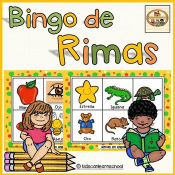 Preview of Bingo de Rimas-Spanish