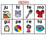 Bingo de las Sílabas- Spanish Syllable Bingo