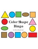 Bingo with Colors and Shapes
