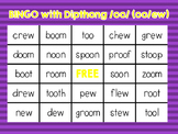Bingo with dipthong /oo/ spelled oo and ew