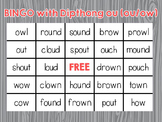 Bingo with dipthong "ou" (ou, ow)