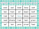Bingo with -ee and -ea Words