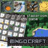 Minecraft Bingo Math Game | Classroom-ready | BingoCraft Maths