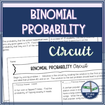 Preview of Binomial Distribution Probability Circuit Activity