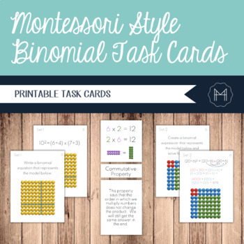 Preview of Binomial Task Cards