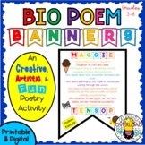Bio Poem Banner | Get to Know You Printable & Digital Template