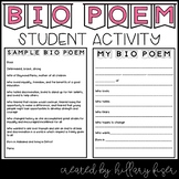 Bio Poem Lesson and Activity