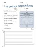 Bio Poems in French - Les poèmes biographiques