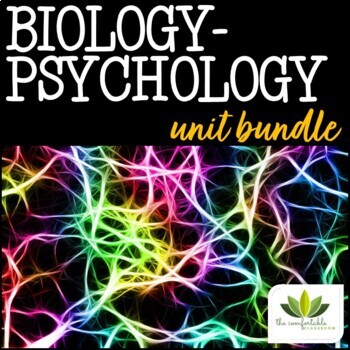 Preview of Bio-Psychology *Unit BUNDLE* Revised