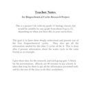BioGeoChemical Cycles Research Project