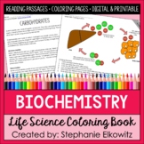 Biochemistry Coloring Book & Reading Passages | Printable 