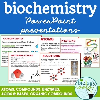 Preview of Biochemistry Notes: Organic Compounds and Enzymes (2 sets)