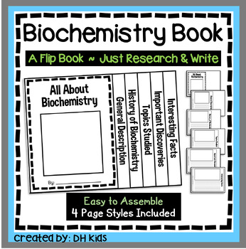Preview of Biochemistry Report, Science Flip Book Research Project, Chemistry