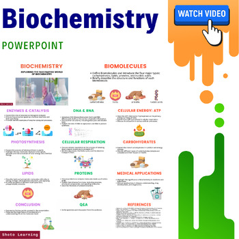 Preview of Biochemistry Unveiled: A Comprehensive PowerPoint Presentation
