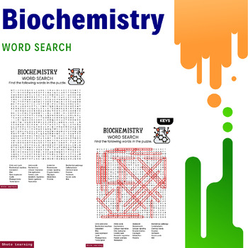 Preview of Biochemistry Word Search Challenge: Explore the Molecular World