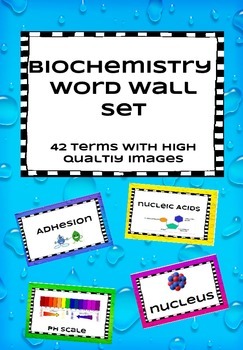 Preview of Chemistry for Life Word Wall