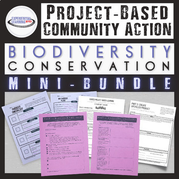 Preview of Biodiversity Project Based Learning High School Biology Mini-Bundle