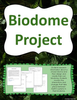 Preview of Biodome Project / Model Earth's Systems / Build a Terrarium / Biome Experiment