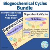 Biogeochemical Cycles Notes Bundle