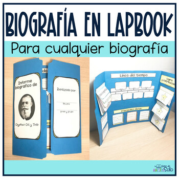 Preview of Biografía en Lapbook /Spanish Biography Lapbook