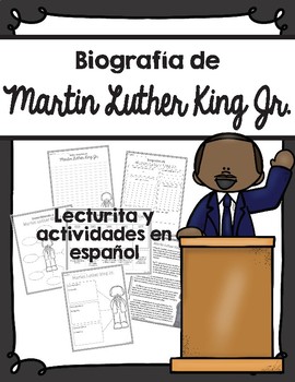 Preview of Biografía de Martin Luther King Jr. / Martin Luther King Biography Spanish
