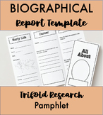 Biographical Research Project Template | Famous People Rep