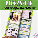 Biographie projet de recherche French biography project