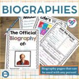 Biographies Pack - Use With Any Person