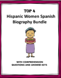 Women's History Month Top 4 Spanish Biographies @30% off! 