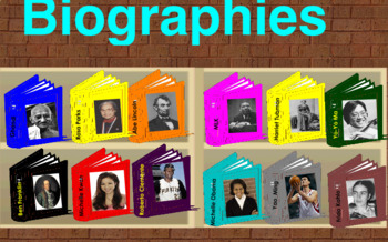 Preview of Biographies Flipchart
