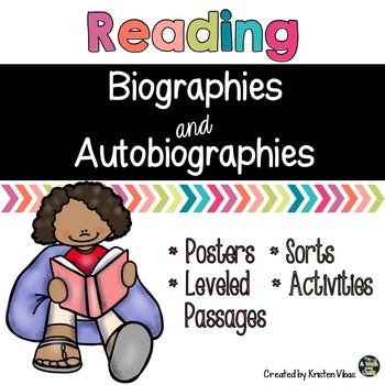 Preview of Biographies and Autobiographies Reading Activities