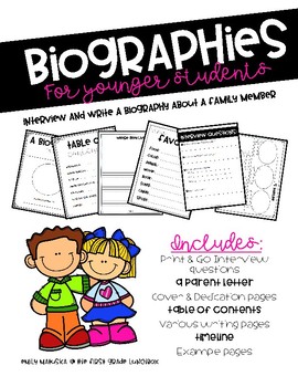 how to write a biography about a family member