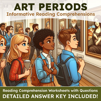 Preview of Art Periods - Informative Reading Passages & Questions w/ Answer Key